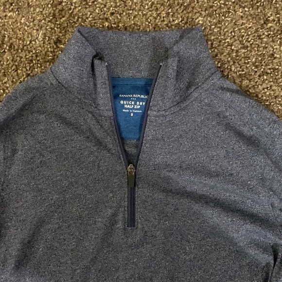 Banana Republic Quick Dry Half Zip Small - Picture 2 of 4